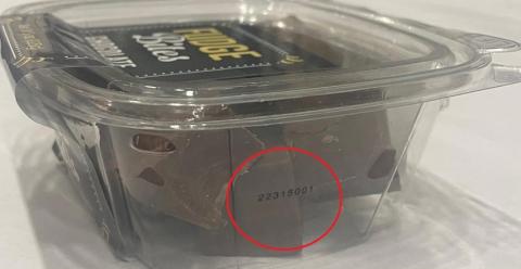 Chocolate Fudge Bites were recalled by Fudgementals in the USA due to